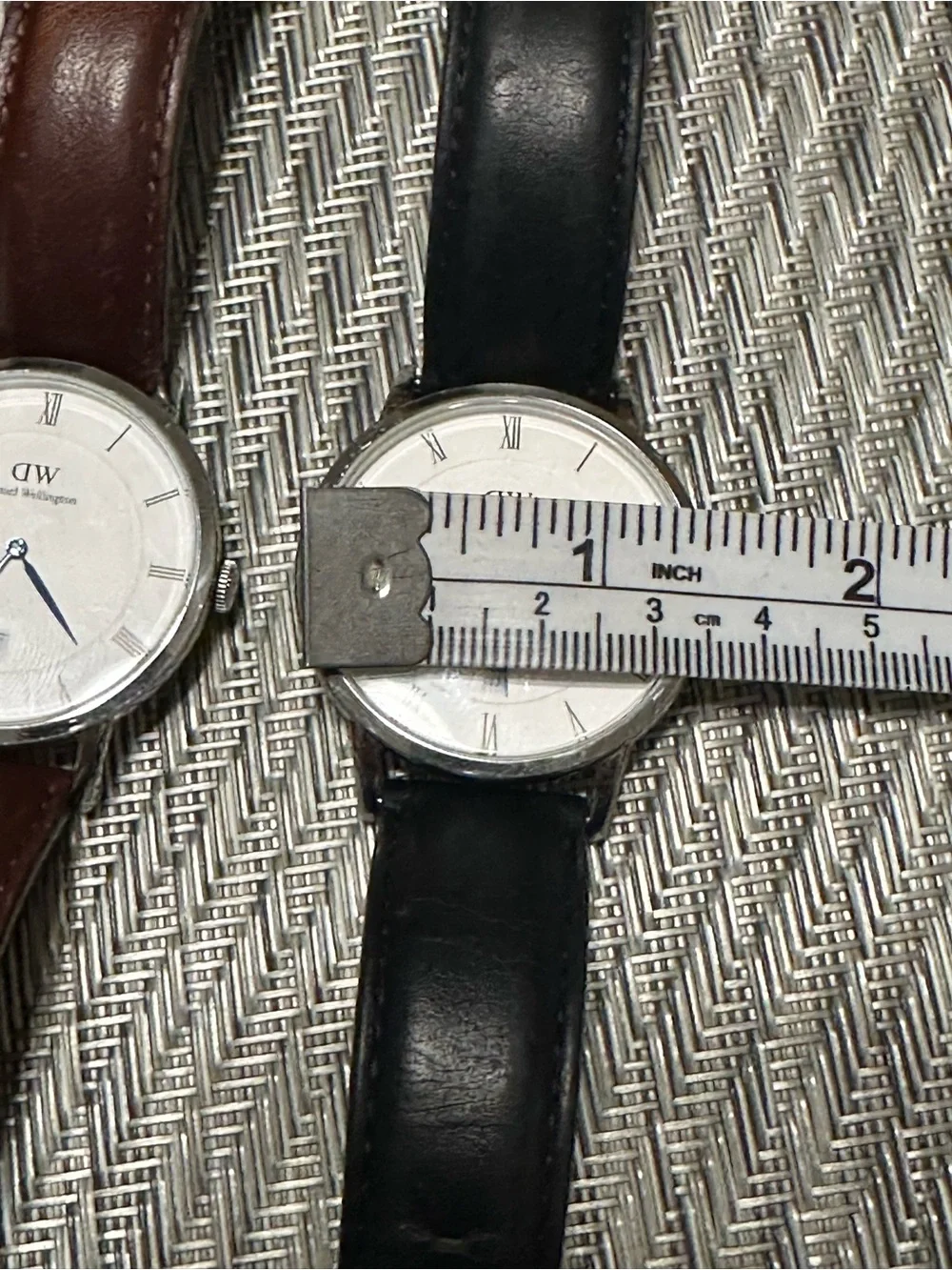 Daniel Wellington Brown & Black Leather Watch Bundle